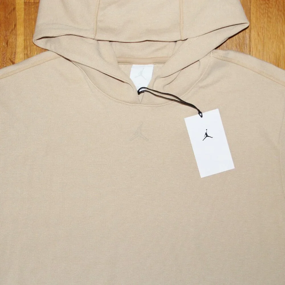 Jordan Sport Pullover Golf Hoodie Mens M Baroque Cream Tan